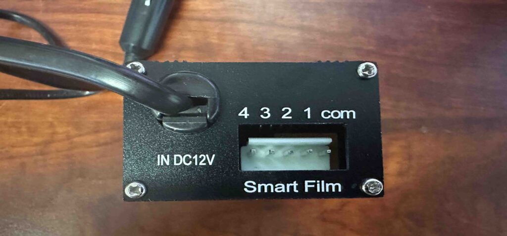 Smart Tint On/Off Mobile Power Control Film IO Port